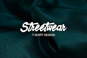design a modern streetwear tshirt