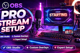 setup obs studio and streamlabs for professional live streaming and recording