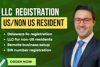 register delaware llc with ein for US and non US resident