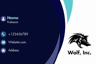 design a modern minimalist business card