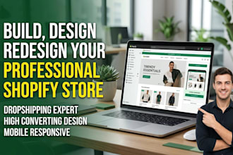 build profitable shopify dropshipping store, shopify website, shopify shop