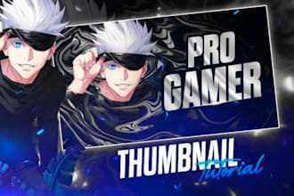 design rofessional youtube thumbnail and sports banner