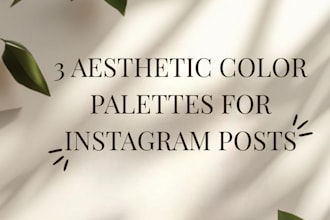 aesthetic canva color palettes for instagram branding
