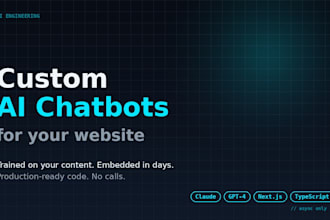 build a custom ai chatbot for your website using claude