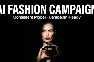 ai fashion campaign photos with consistent model for brands