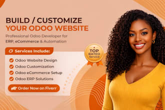 build odoo website odoo customization odoo ecommerce odoo erp as odoo developer