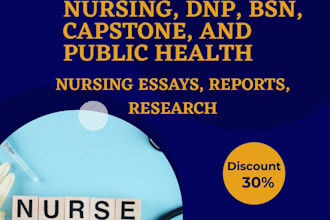 capella assessments for nursing, dnp, bsn, capstone, and public health