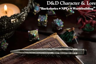 create dnd characters, backstory, lore and for your campaign