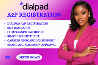 do dialpad a2p 10dlc registration and tcr compliance