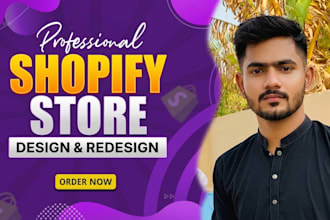 design a professional shopify store for your business