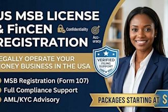 handle your US msb registration with fincen department