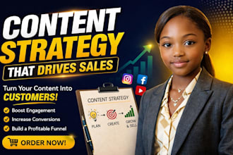 create a content strategy to drives sales