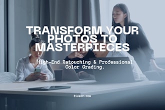 do professional photo editing and high end retouching