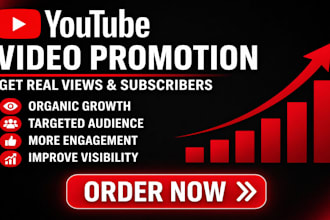 do organic youtube video promotion for real channel growth