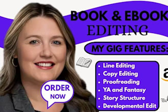 developmentally edit your book fiction non fiction fantasy ya scifi