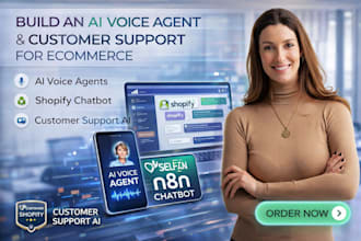 build an ai voice agent and customer support for ecommerce