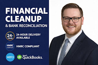 provide professional financial reporting and catch up bookkeeping in xero