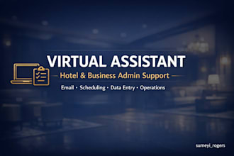 be your virtual assistant for hotel and business admin tasks