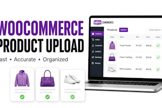 upload and organize products in your woocommerce store