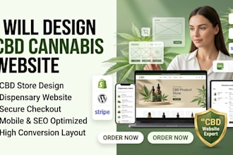build a professional cannabis cbd or dispensary website that convert