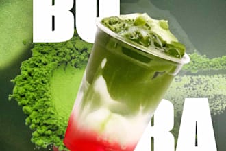 design professional food posters and menus