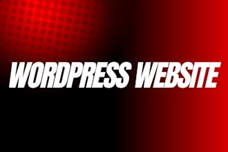 design a modern wordpress website