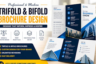 trifold brochure design, business brochure, brochure design, trifold brochure