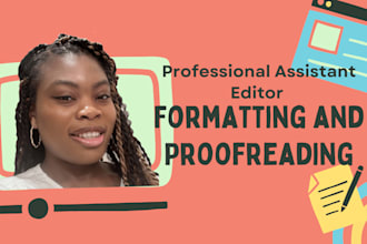 format and proofread your document professionally