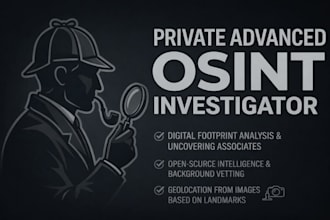 osint private investigator and due diligence