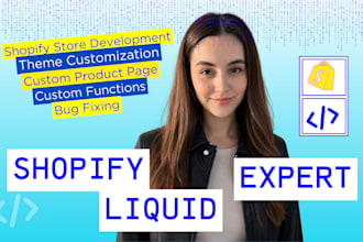shopify developer, shopify custom features, debug fix shopify issue, shopify bug