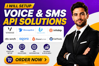 setup vonage API messagebird bandwidth infobip sinch agora phoneburner calltools