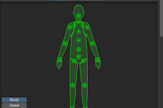 auto rig your creature, quadruped, or humanoid 3d model in 24 hours