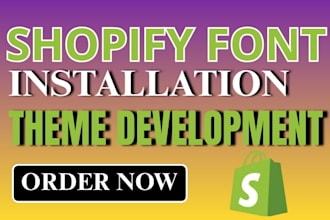 design shopify store installation for your store
