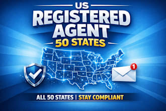 be your US registered agent in all 50 states llc compliance and mail forwarding