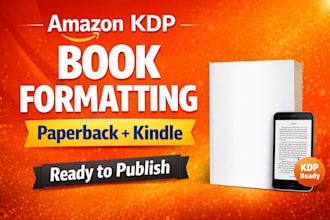 amazon kdp book formatting paperback formatting kindle ebook formatting