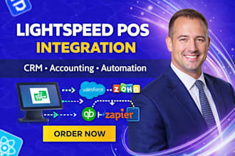 lightspeed pos integration, CRM, accounting, automation setup