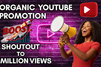 grow youtube channel with targeted organic promotion, video SEO shoutouts