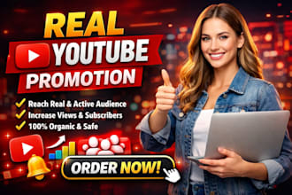 promote your youtube videos to real and active audience
