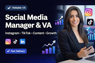 manage your instagram and be your social media virtual assistant for growth