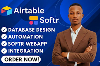 do airtable database, softr web app, glide, airtable automation, API integration