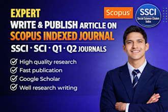 write and publish articles in scopus, sci, isi, scie indexed journals