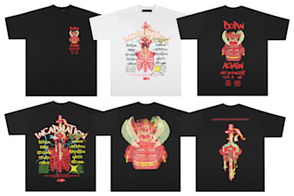design streetwear graphics for clothing brands