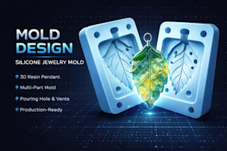 do custom resin casting mold, silicone mold, plastic injection mold 3d printing