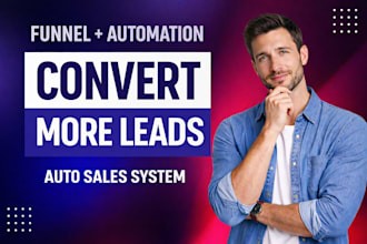 build sales funnel, funnel automation, lead generation, landing page