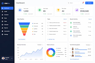 build a custom CRM or automation system using laravel