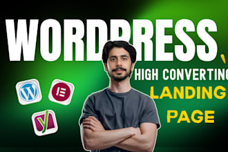 design wordpess website and landing page design with elementor pro