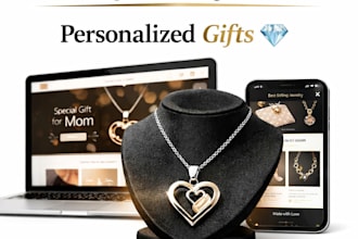 design shopify jewelry store for gifts