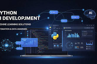 develop python ai automation machine learning chatbot and ai agent