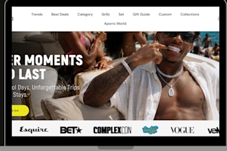 design luxury hip hop jewelry website for tennis bracelets, rings and necklaces