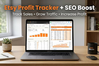 create etsy profit tracker digital budget planner expense google sheets